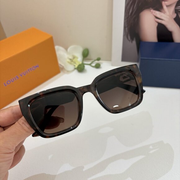 Louis Vuitton Women's Brown Sunglasses - Picture 1 of 7